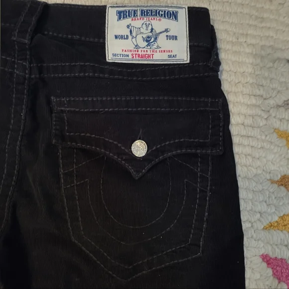 True Religion Straight w/Flap Corduroys - Picture 3 of 4